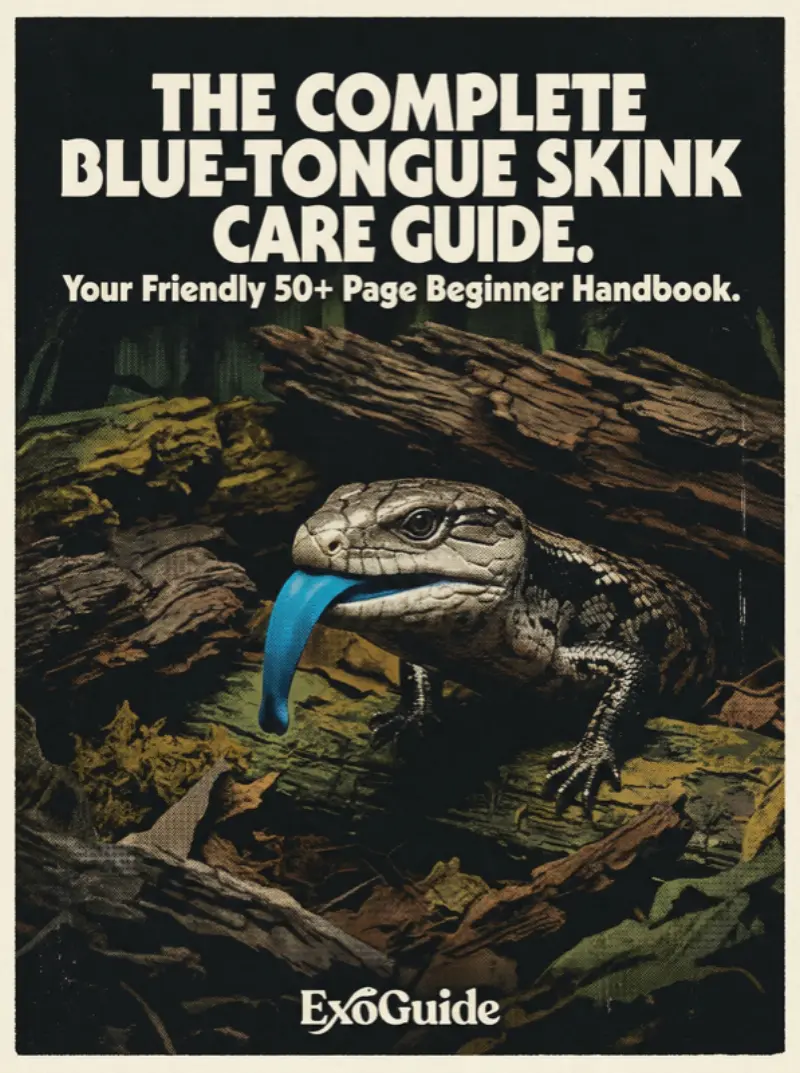 Blue-Tongue Skink Care Guide PDF Cover
